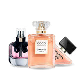 Combo promocional de 3 Prada Prada PARADOXE, COCO MADEMOISELLE y MON PARIS 100ml