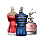 Combo promocional de 3 perfumes LA BELLE, ULTRA MALE y Gaultier SCANDAL 100ml